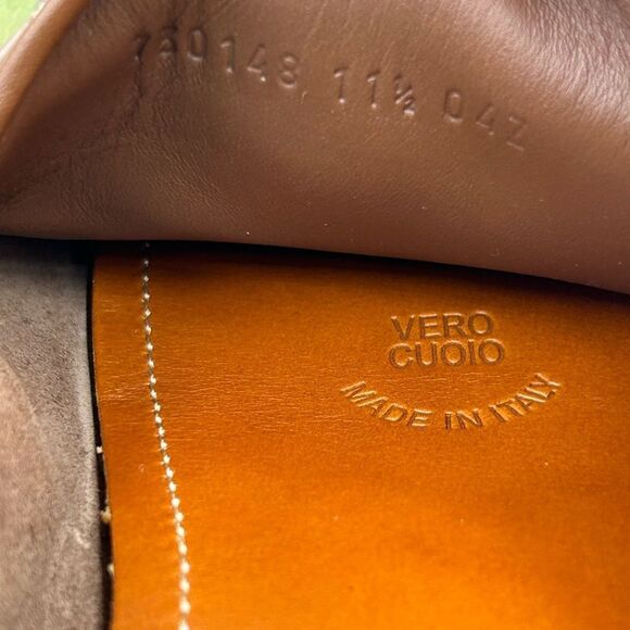 Men's Gucci Ayrton driver loafers size 11.5 made in Italy - Picture 9 of 11